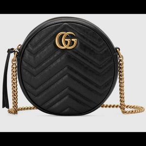 Gucci - GG Marmont mini round shoulder bag
